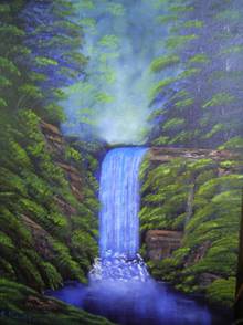 Großer Wasserfall, Bob Ross